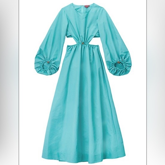 Staud Ivy Cut-Out Maxi Dress - Picture 6 of 16